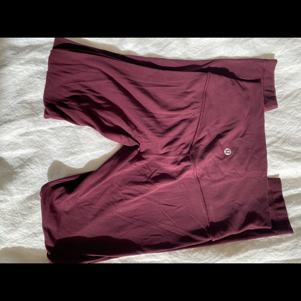 Lululemon align first release dark adobe 7/8  sz 4